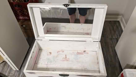 Photo of free Wooden mirrored storage and stand (Cross Oaks apartments in FWB) #2