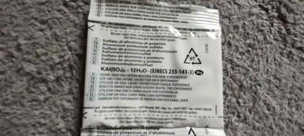 Photo of free 90g of aluminium potassium sulfate (WD17) (Central Watford WD17) #1