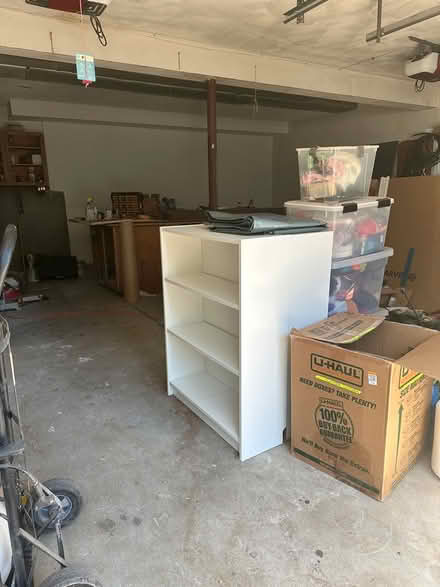 Photo of free white book shelves (Moss Hill,Jamaica Plain) #1