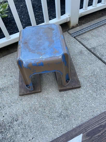 Photo of free Stepping stool with base attached (Stonybrook Drive Bowie) #2