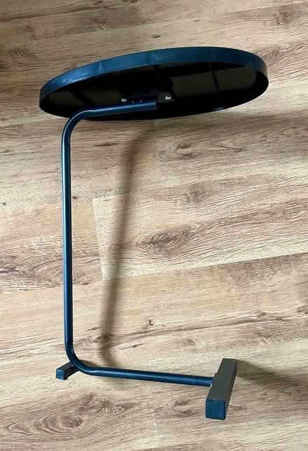 Photo of free Black side table, metal and plastic (Holbeach St Marks PE12) #2