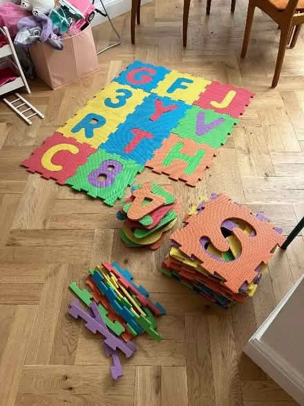 Photo of free Children’s foam letter and number may (North Hinksey OX2) #1