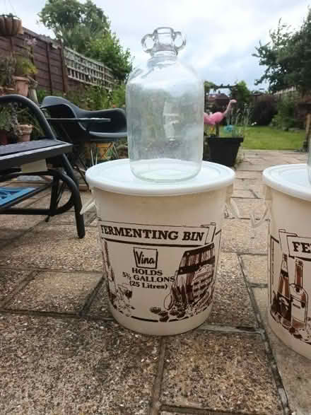 Photo of free 2 Fermenting bins and flagons (Bexleyheath DA7) #1