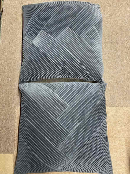 Photo of free 2 matching grey cushions (RG30) #1