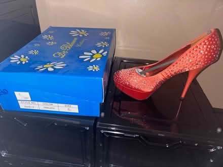 Photo of free NIB-Coral Satin heels 8 1/2-PPU (Eastside) #2