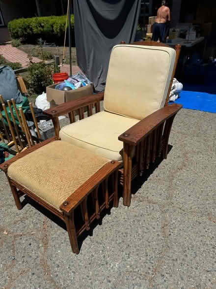 Photo of free Wood/Bamboo Glider Chair (Saranap) #1