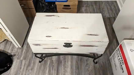 Photo of free Wooden mirrored storage and stand (Cross Oaks apartments in FWB) #1