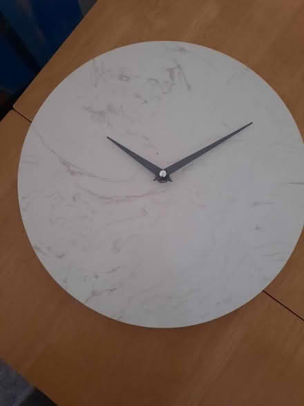 Photo of free Marble effect clock (heavy) (Hereford, Belmont) #1