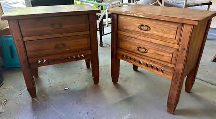 Photo of free Wood side tables (Marin) #1