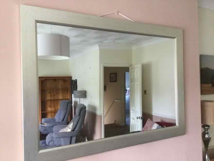 Photo of free Silver framed Mirror (East Grinstead) #1
