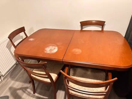 Photo of free dining table with 6 chairs (BA2) #3