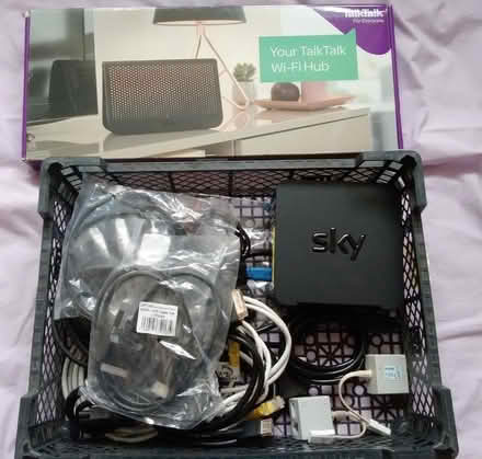 Photo of free Assorted cables and modems. (Hala LA1) #1