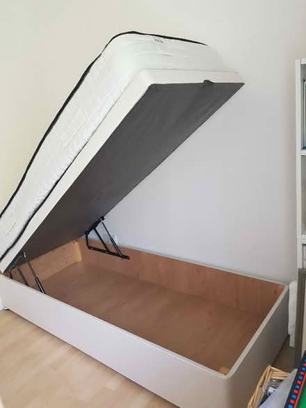 Photo of free Single bed (2' 6") with a lift up storage base (Shorton TQ3) #3