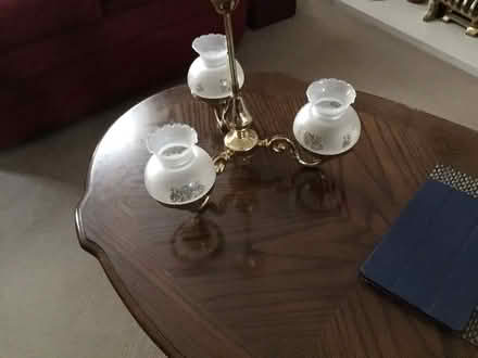 Photo of free 2 Brass effect ceiling lights (IP2) #1