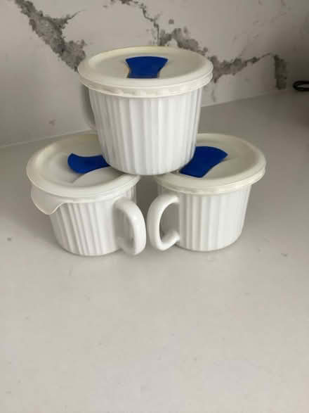 Photo of free French white microwave cups (N E Oakville.) #1