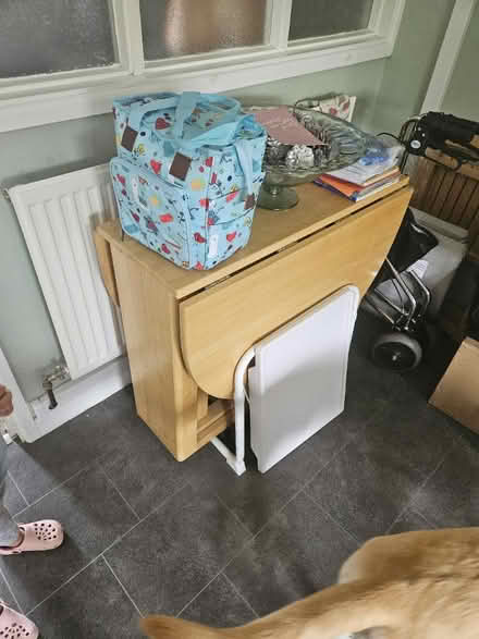 Photo of free Fold down table with 4 chairs (S26) #1