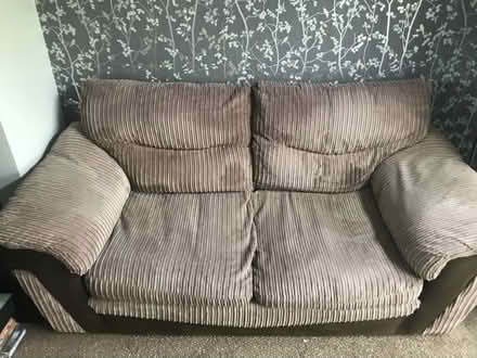 Photo of free Two seater fabric couch (Barnton CW8) #1