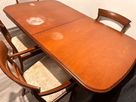 Photo of free dining table with 6 chairs (BA2) #2