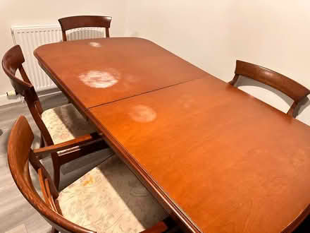 Photo of free dining table with 6 chairs (BA2) #1