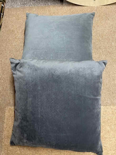 Photo of free 2 matching grey cushions (RG30) #2