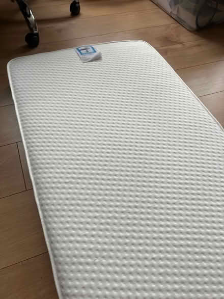 Photo of free Cot bed mattress. Great condition (Mudeford BH23) #1