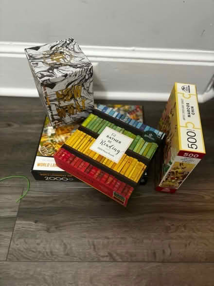 Photo of free Set of four brand new puzzles (Herndon/Elden Street) #1
