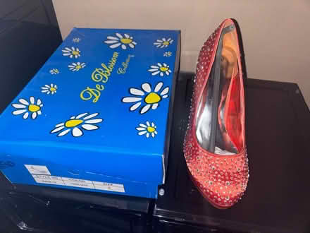 Photo of free NIB-Coral Satin heels 8 1/2-PPU (Eastside) #1