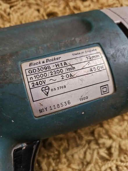 Photo of free Black n Decker Drill (CO1 Newtown) #3