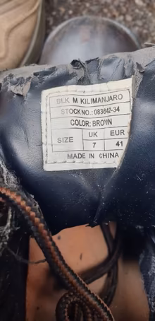 Photo of free Walking boots size 7 (Crosspool S10) #1