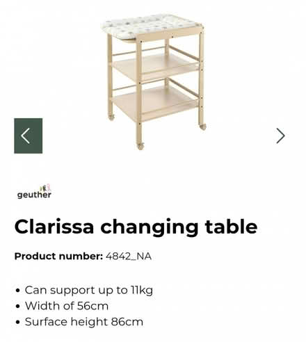 Photo of free Baby changing table with mat (Foxwood YO24) #1