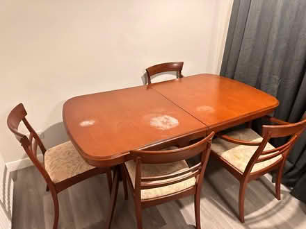 Photo of free dining table with 6 chairs (BA2) #4