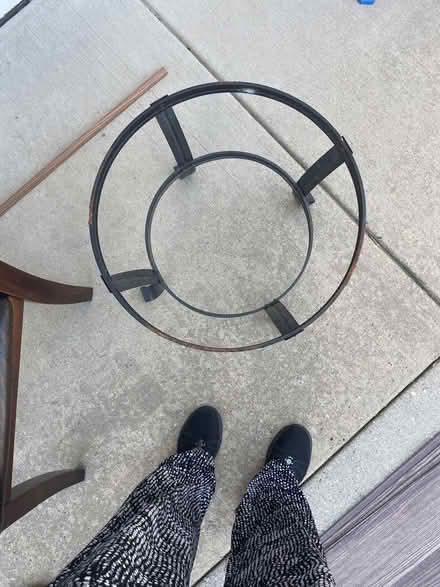 Photo of free Bonfire frame or side table (Stonybrook Drive Bowie) #2