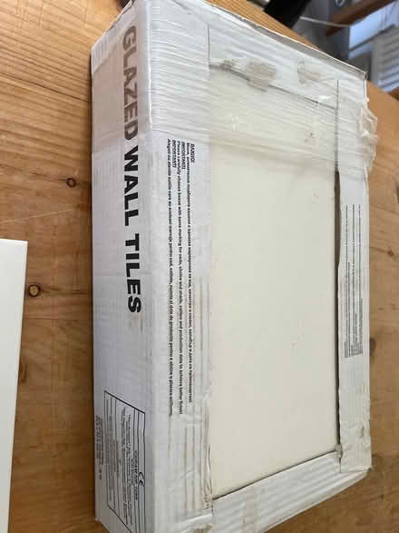 Photo of free Glazed wall tiles - white (Dronfield) #1