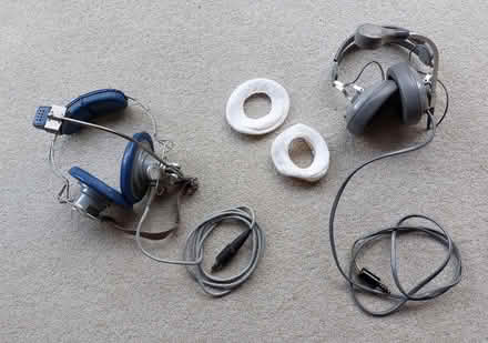 Photo of free Two 1970s aircrew headsets (Hatfield Peverel CM3) #1