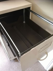 Photo of free 3 drawer filing cabinet (Woodbridge IP12) #3