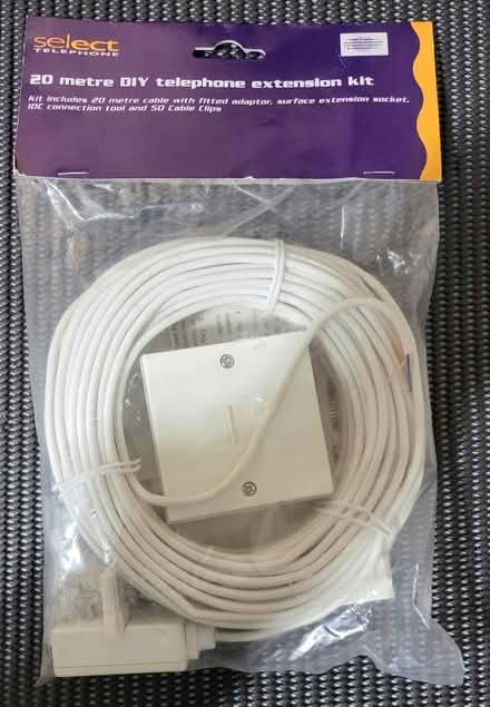 Photo of free New Sealed 20 Metre Telephone Extension Kit (Caversham RG4) #1