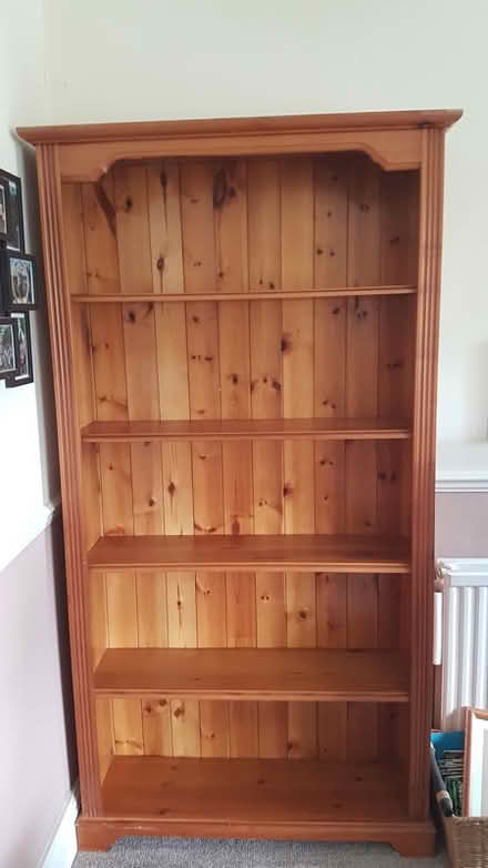 Photo of free Pine bookcase (East Grinstead RH19) #1