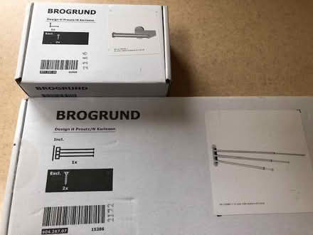 Photo of free Bathroom - towel rail and loo roll holder. Boxed (Kew W4) #1