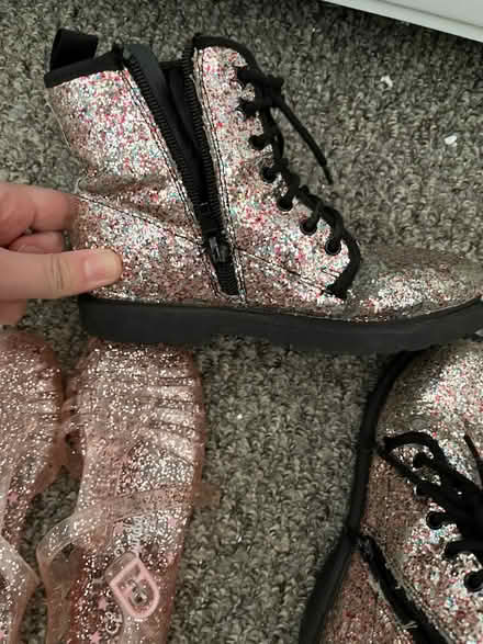 Photo of free Size 12 girls boots and jelly sandals (Chapel Ash WV3) #2