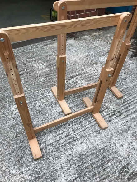 Photo of free Wooden legs? Easel stands? (Shipley, BD18) #1