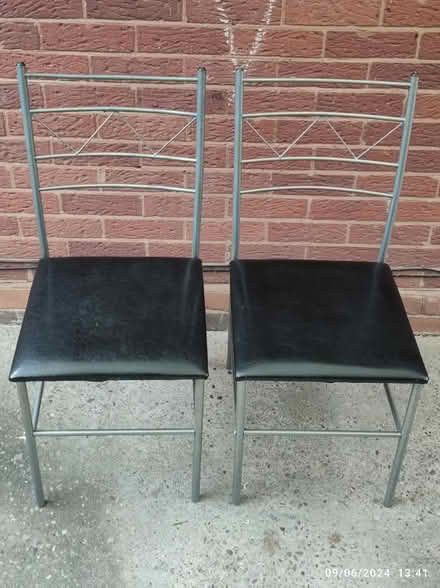 Photo of free pair of metal chairs (Weeping Cross ST17) #1