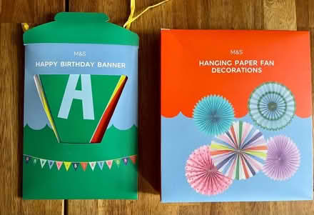 Photo of free Birthday paper decorations (South Bank SE1) #1
