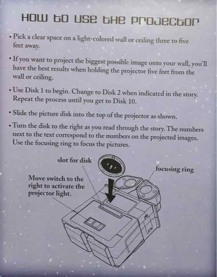 Photo of free Wall-E Storybook & Projector (Maynard) #3