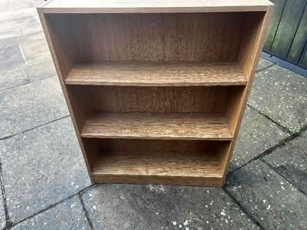 Photo of free Small oak effect bookshelf (Poplars SG2) #2