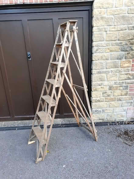 Photo of free Wooden Step Ladders (Chilcompton) #1