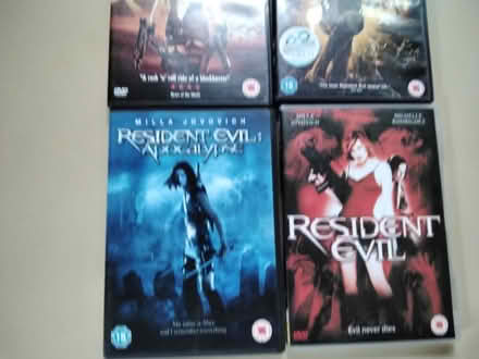 Photo of free 1-4 set of Resident Evil dvds (Delapre) #1