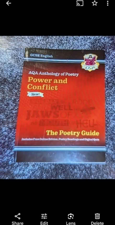 Photo of Power and conflict (CR4) #1