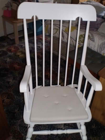 Photo of free Old Wooden Rocking Chair (Waltham Chase SO32) #3