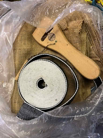Photo of free Chair upholstery tool & hessian (Wivenhoe CO7) #1