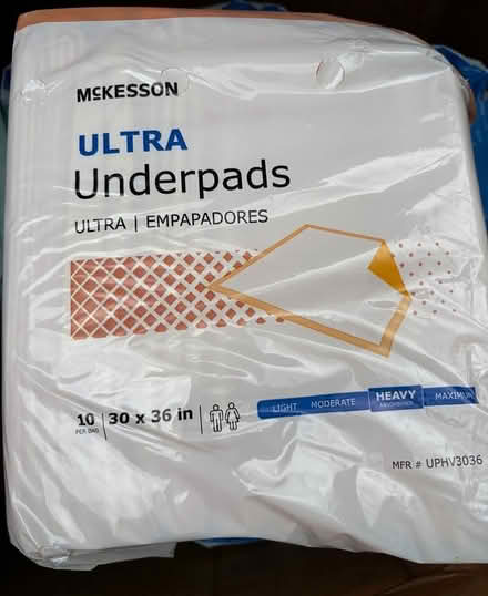 Photo of free Unopened bag of Underpads (Rutherford NJ) #1